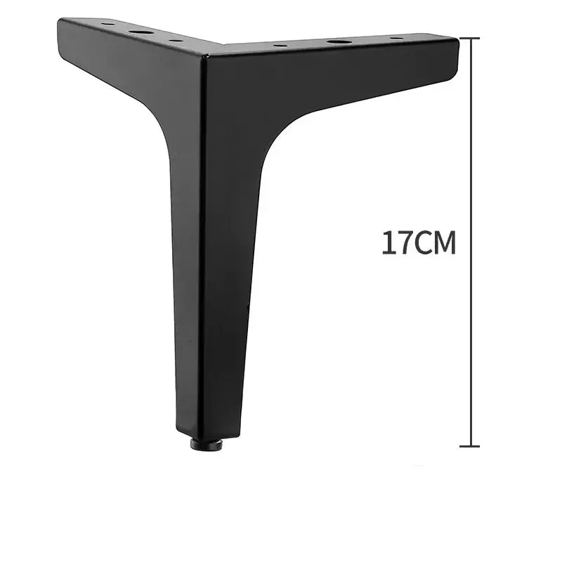 4pcs Modern furniture legs metal gold Black Iron Sofa Feet for Table Bed Chair Desk Dresser Cabinet support Furniture Hardware