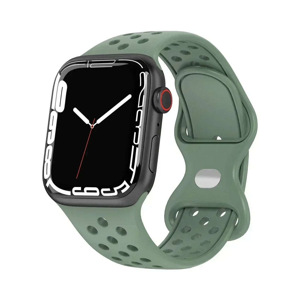 Original Strap for Apple Watch Ultra 2 Band 49mm S10 46mm 42mm 45mm 44mm 41mm Color Bracelet for IWatch Series 10 9 8 7 6 5 SE 4