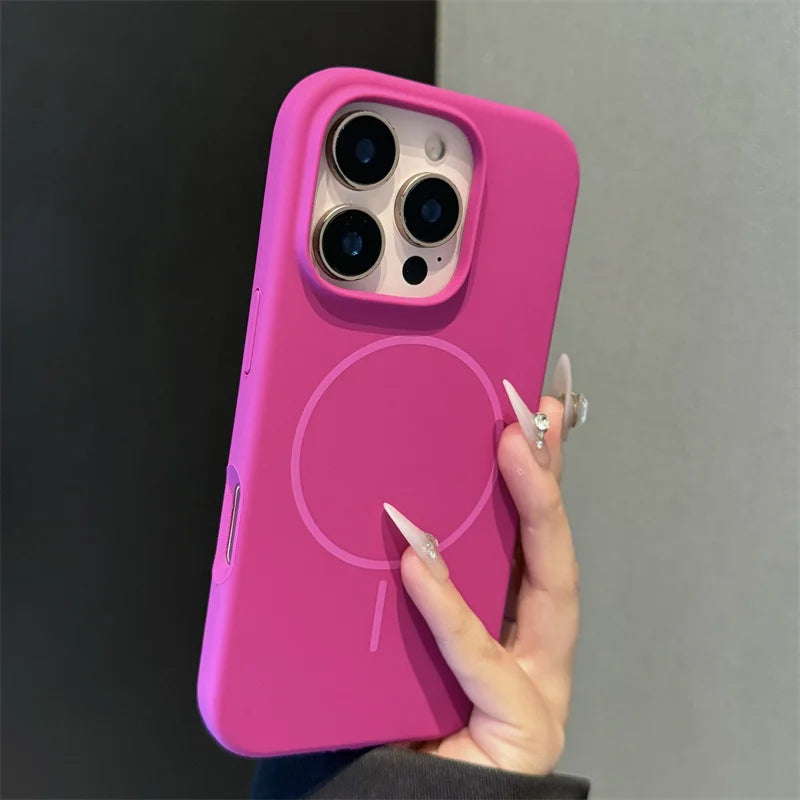 Original Liquid SiliconMagsafe Case ForiPhone 17 Air 16 15 Plus 14 13 12 11 Pro Max Magnetic Wireless Charge Soft Rubber Cover
