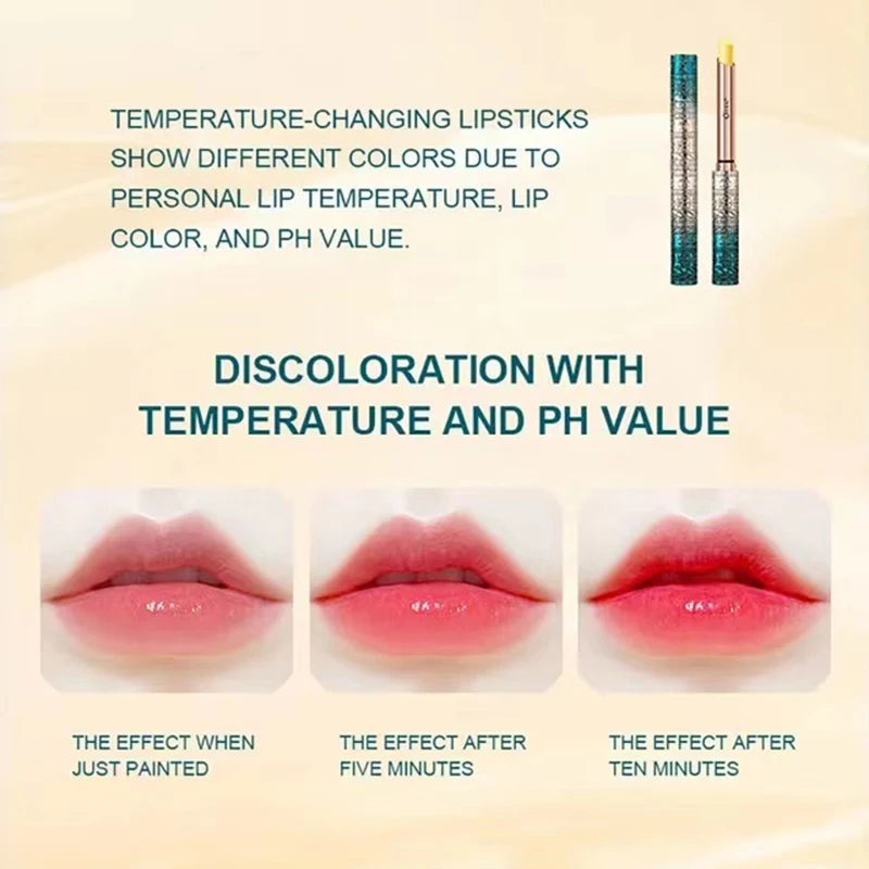 Moisturizing Lip Balm Waterproof Long Lasting Lips Gloss Changing Color Anti Dry Cracking Lipstick Makeup Sexy Plump Beauty Lips