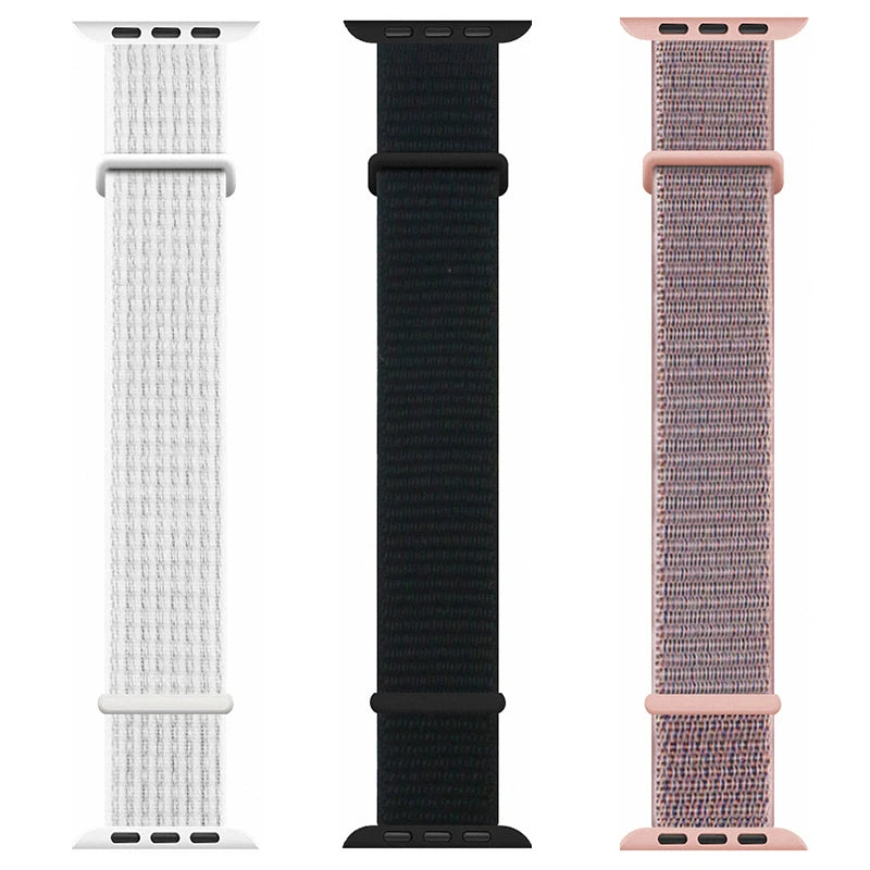 Nylon Strap For Apple Watch Band 11 10 9 8 7  6 5 4 SE Ultra 3 49MM 40MM 44MM 45MM 41MM Accessorie bracelet for iWatch 46MM 42MM