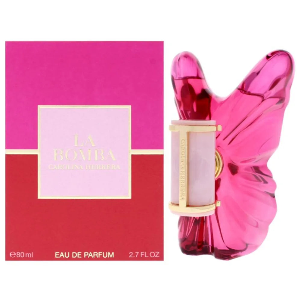 Carolina Herrera La Bomba Eau de Parfum Spray for Women 2.7oz Long Lasting Luxury Feminine Fragrance Daily Dating Perfume Gift