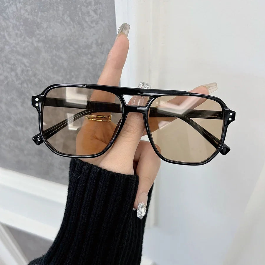 Brand Square Sunglasses Women Men Fashion Classic Sun Glasses Female Male Designer Mirror Outdoors Travel Shades Oculos De Sol