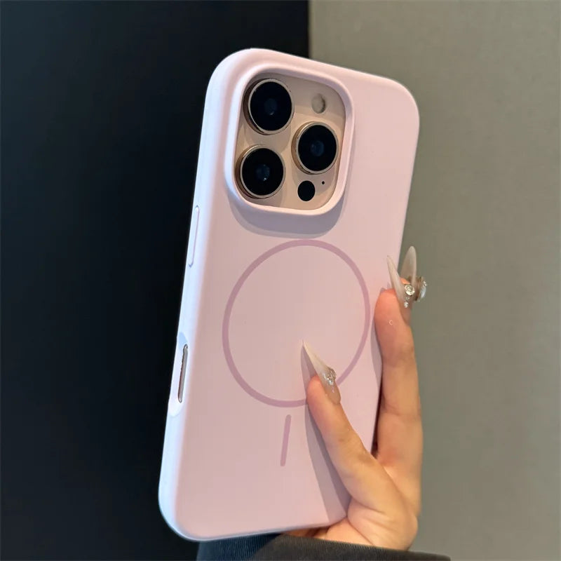 Original Liquid SiliconMagsafe Case ForiPhone 17 Air 16 15 Plus 14 13 12 11 Pro Max Magnetic Wireless Charge Soft Rubber Cover