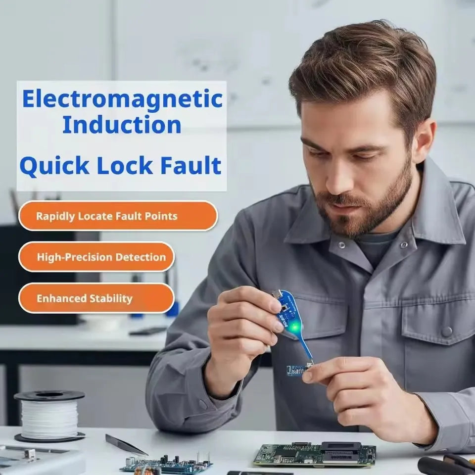 Type-C Powered High Precision Mainboard Coil Testing Tool Fast Inductance Fault Detection Diagnosis Mini Inductor Tester