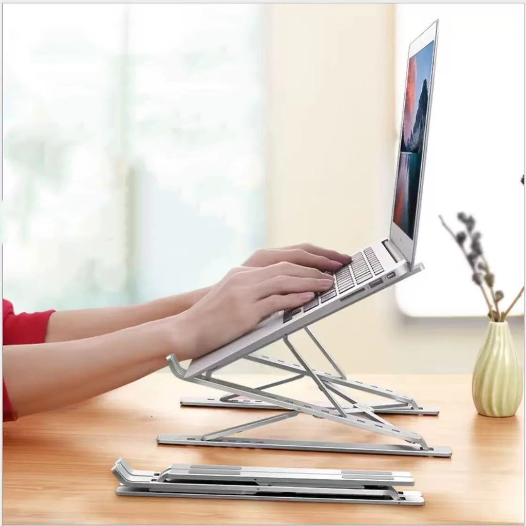 Folding Laptop Stand For Macbook Adjustable Aluminum Computer Pc Tablet Stand Notebook Tablelaptop Holder Heat Dissipation