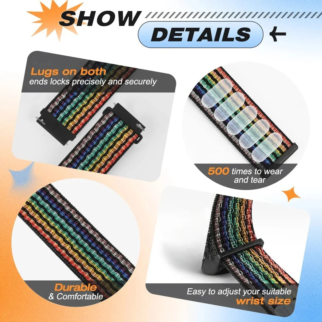 Nylon Loop Strap For Huawei Watch Fit 5/4/3 Sport Breathable Replacement Bracelet Wristband Huawei Watch Fit 4 5 Pro Accessories