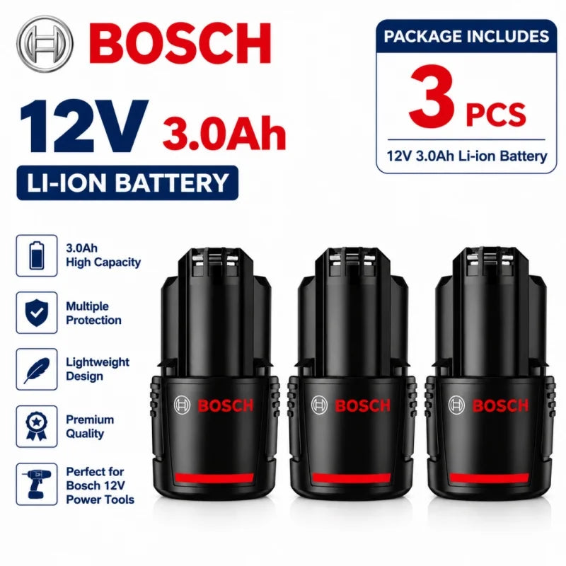100% Original-Bosch 18V Battery, 18V and 6000mAh Backup Batteries, Draadloze Professional System, BAT609 BAT618 18V Tool Battery