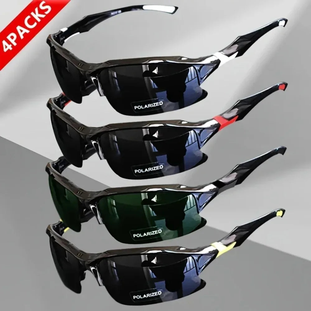 Polarized Sports Glasses for Men And Women Outdoor Windproof Fashionable Suitable for Baseball Running Fishing Golf And Driving
