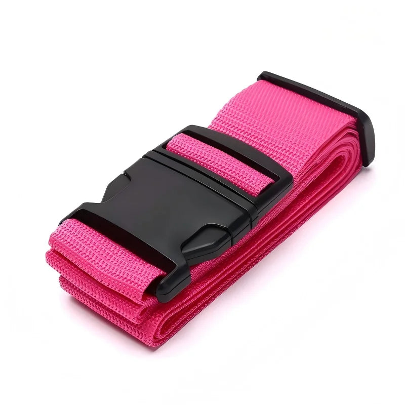 1pc 2m Adjustable Luggage Strap Cross Belt Packing Travel Suitcase Nylon Lock Buckle Strap Baggage Belts Camping Bag Accessories