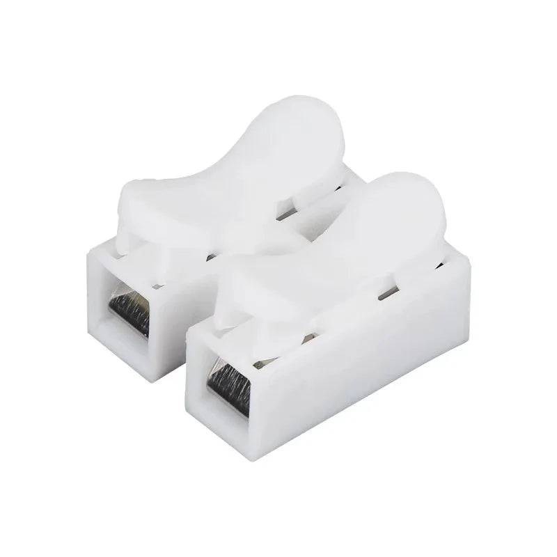 10/20/50Pcs No Solding Quick1P 2P 3P Cable Wire Connector No Screw Terminal Block Spring Clamp
