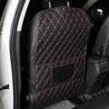 New PU Leather Car Anti-Kick Mats Auto Seat Back Protector Cover For Children Car Back Seat Anti-Dirty Pad Car  Accessories