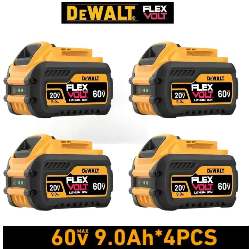 DeWALT 100% Original Battery 20V/60V 9000mAh MAX FlexVolt for DCB200 DCB205 DCB206 DCB209 DCB182 Power Tool Battery Air Transpor
