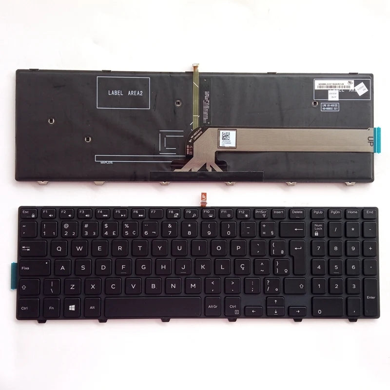 US/UK/SP keyboard For Dell Inspiron 15 3000 5000 3541 3542 3543 5542 3550 3560 3551 3552 3559 3565 3567 3558 5545 5547 5566 5748