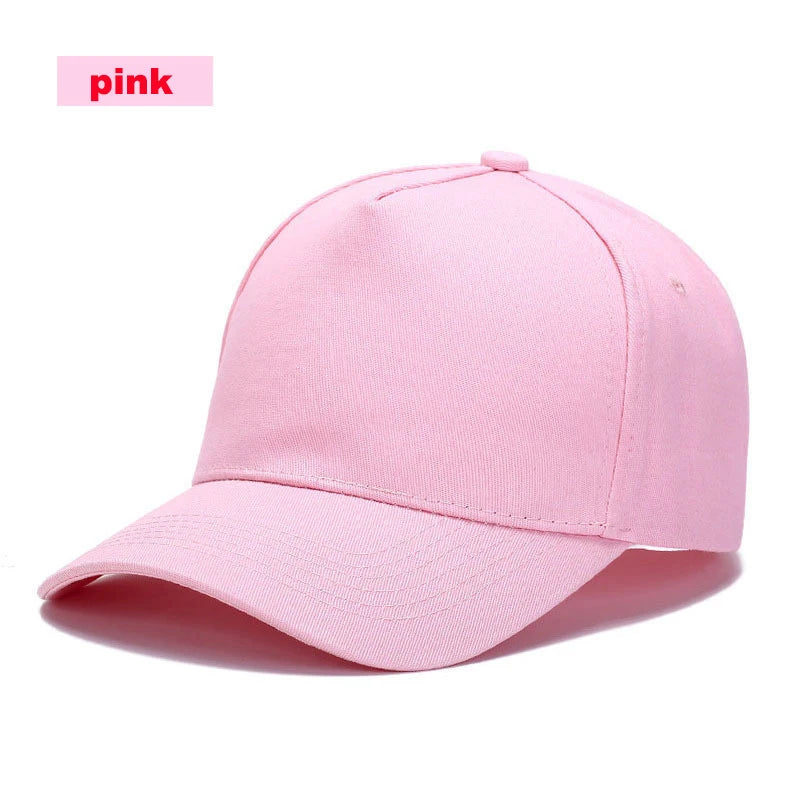 Custom Logo Embroidery Baseball Cap Diy Text Pattern Five panels Sun Hat Design Cotton Caps Wholesale Dad Hats