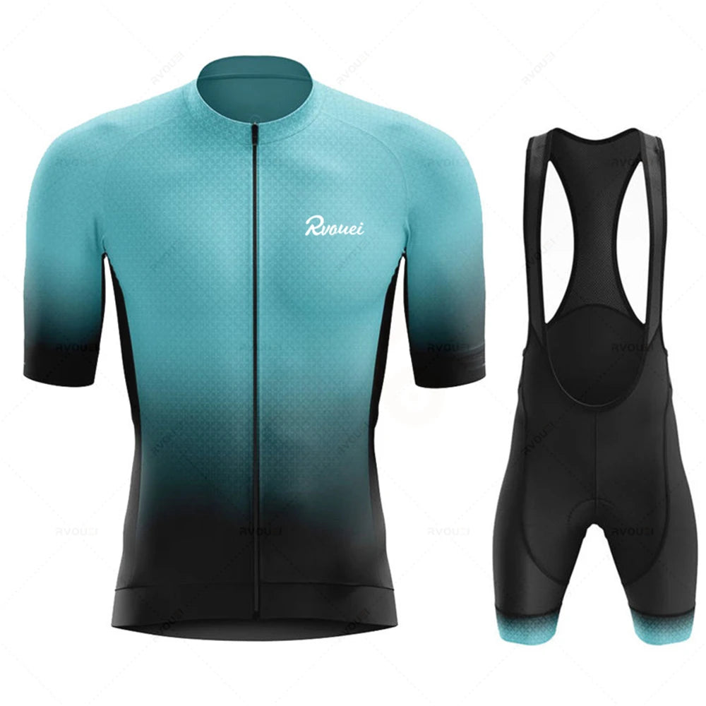 Cycling Jersey 2026 Pro Team Rvouei Men Bicicleta Set Racing Bicycle Clothing Suit Breathable Mountain Bike Clothes Sportwears
