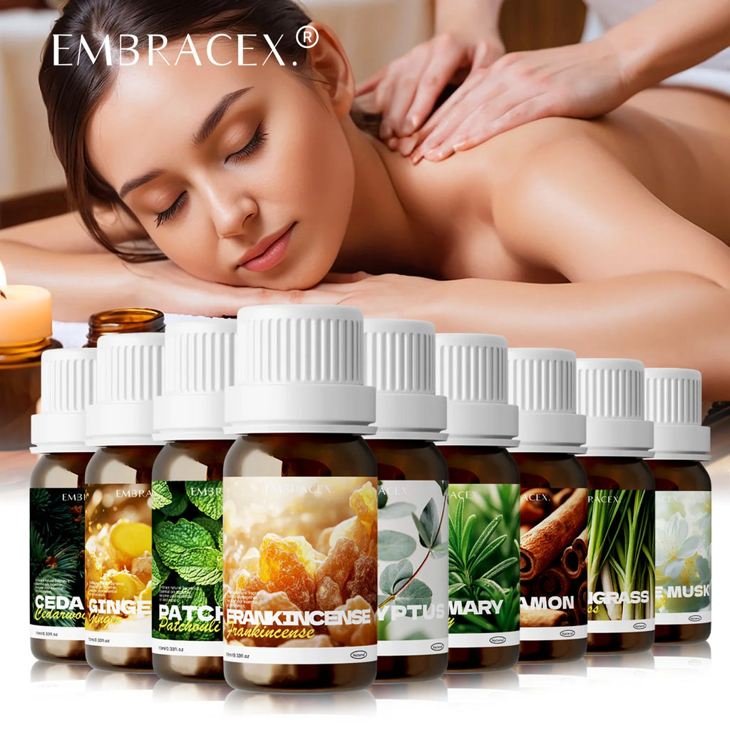 10ml White Musk Oil Rosemary Oil Natural Plant Fresh Aromatherapy for Massage Gifts