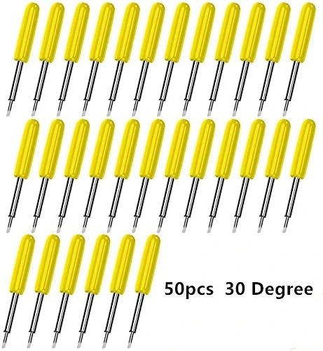 30/45/60 Degrees Replacement Blades For Roland Cricut Plotter Blade Knife Cutter Blades For Power Tools Cutting Plotter 50PCS