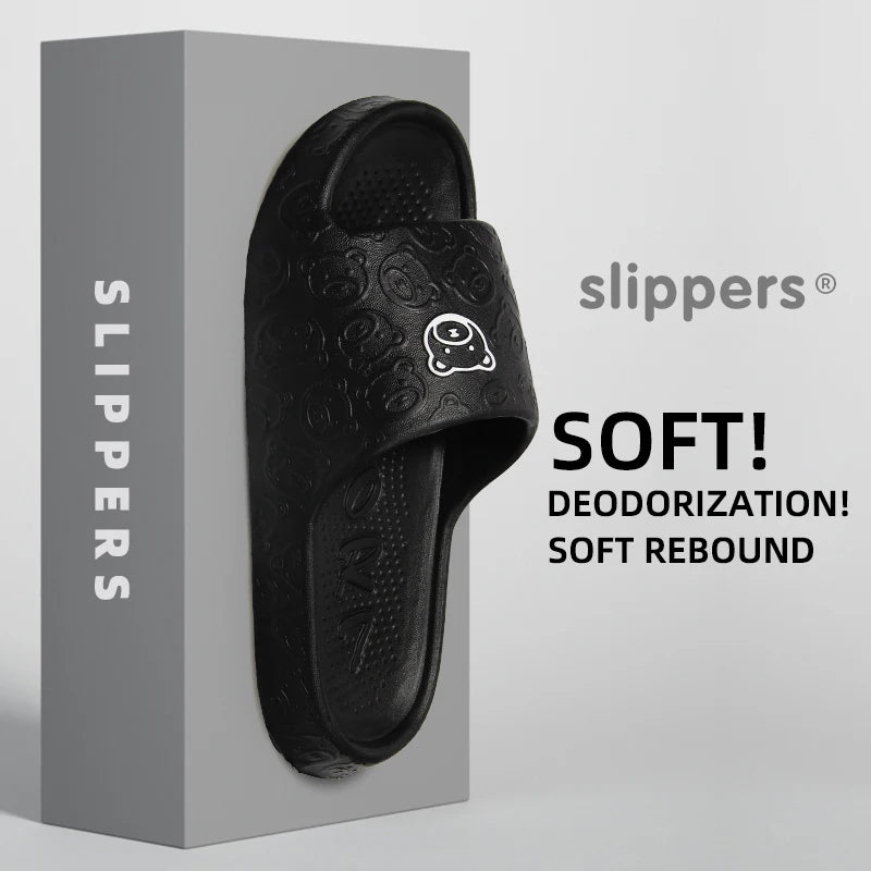 Non-Slip Slippers for Women Outer Wear 2024 New Indoor Home Sandals Female Summer Eva
