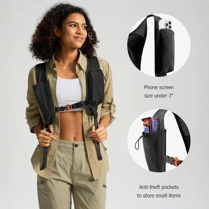 Compact Lightweight Day Hiking Backpack Foldable with Storage Pouch, Great for Short Outdoor Escapes