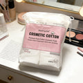 100 pieces of double-sided cotton makeup pads, thick-edged removal pads, providing gentle and comfortable daily skincare.