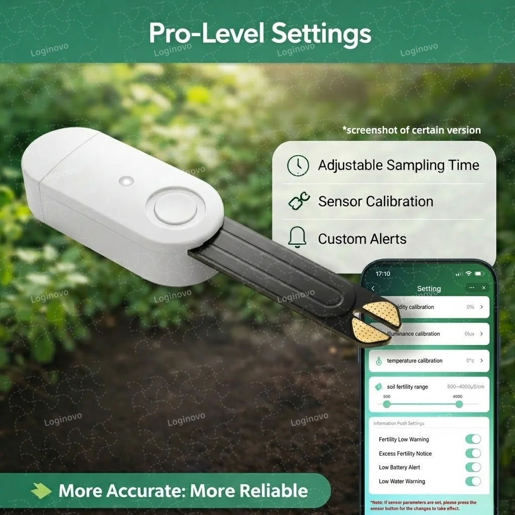 Zigbee Soil Sensor Moisture Temperature Humidity Meter Fertility Light Tester For Tuya Smart Life Z2M Home Assistant Automation