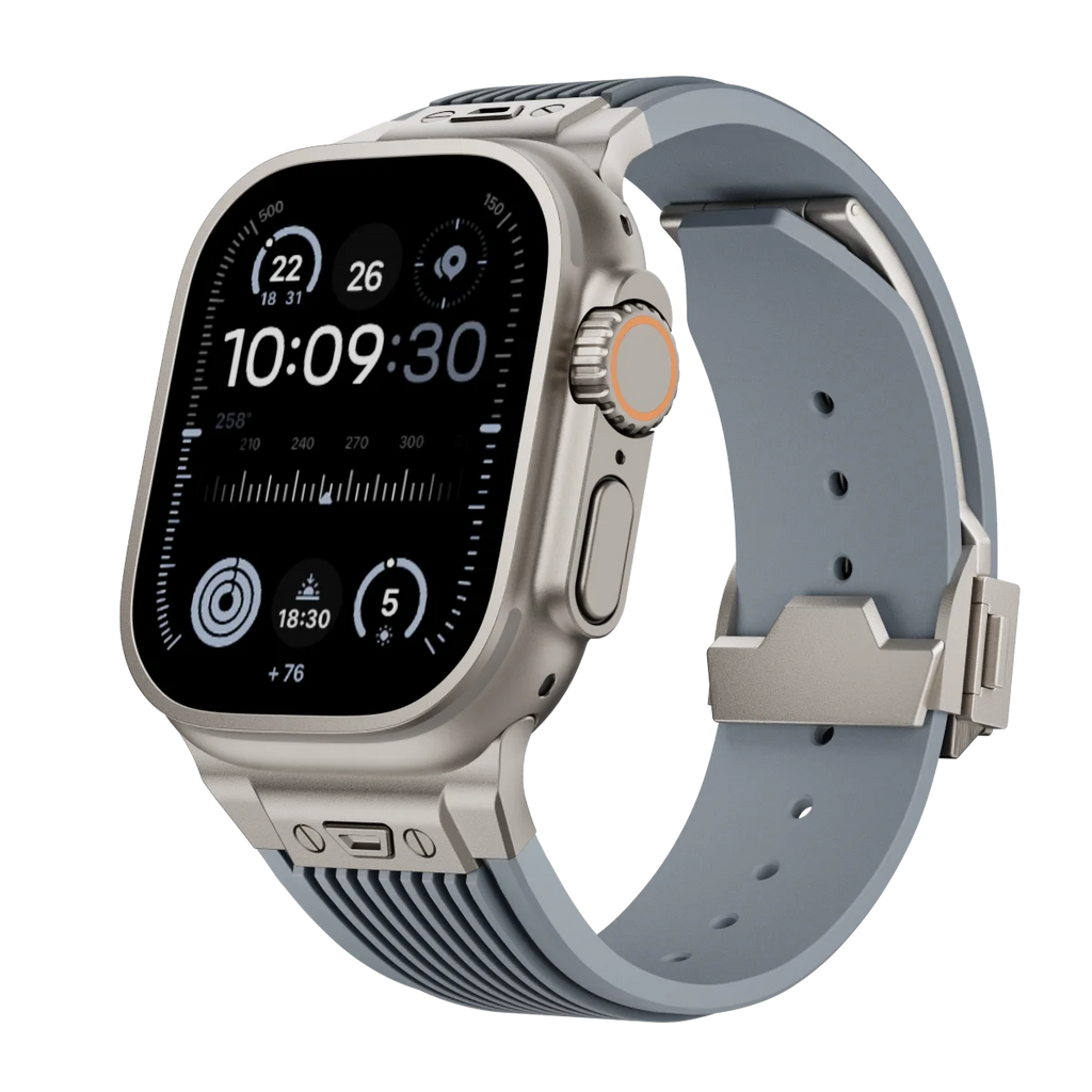 Silicone Sports Strap for Apple Watch Ultra 2/1 49mm Series 9 8 7 45mm 44mm Rubber Band for IWatch 6 5 4 3 Se 44mm 42mm Bracelet