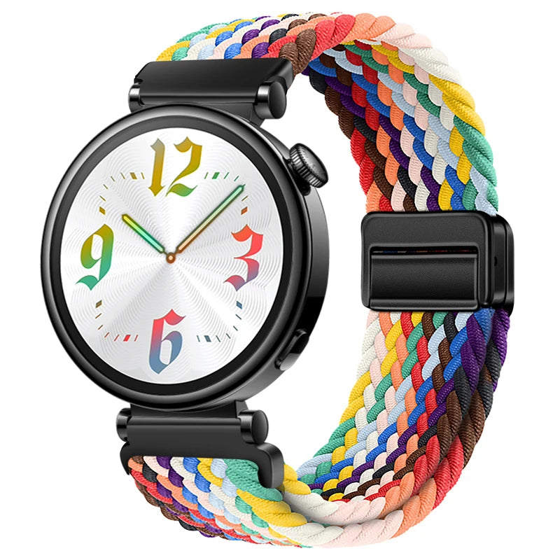 18mm Braided Magnetic Strap For huawei watch GT 5 4 41mm Sport bracelet belt Watchband for HUAWEI watch GT 4/GT 5 pro 42mm band