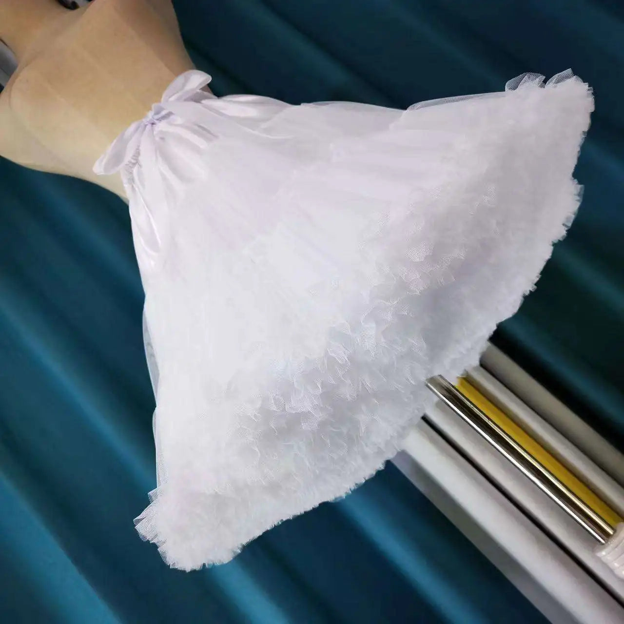 Fashion Dress 45cm Tulle Puffy Skirt Fluffy Underskirt Short Underskirt Petticoat Lolita Petticoat
