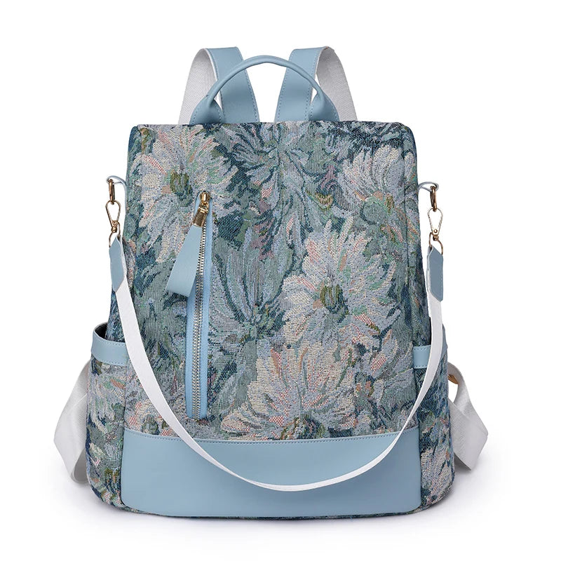 2026 Fashion Women Nylon Backpacks Female School Book Bags Large Capacity Shopping Travel Knapsack Femme New Casual Rucksack Sac