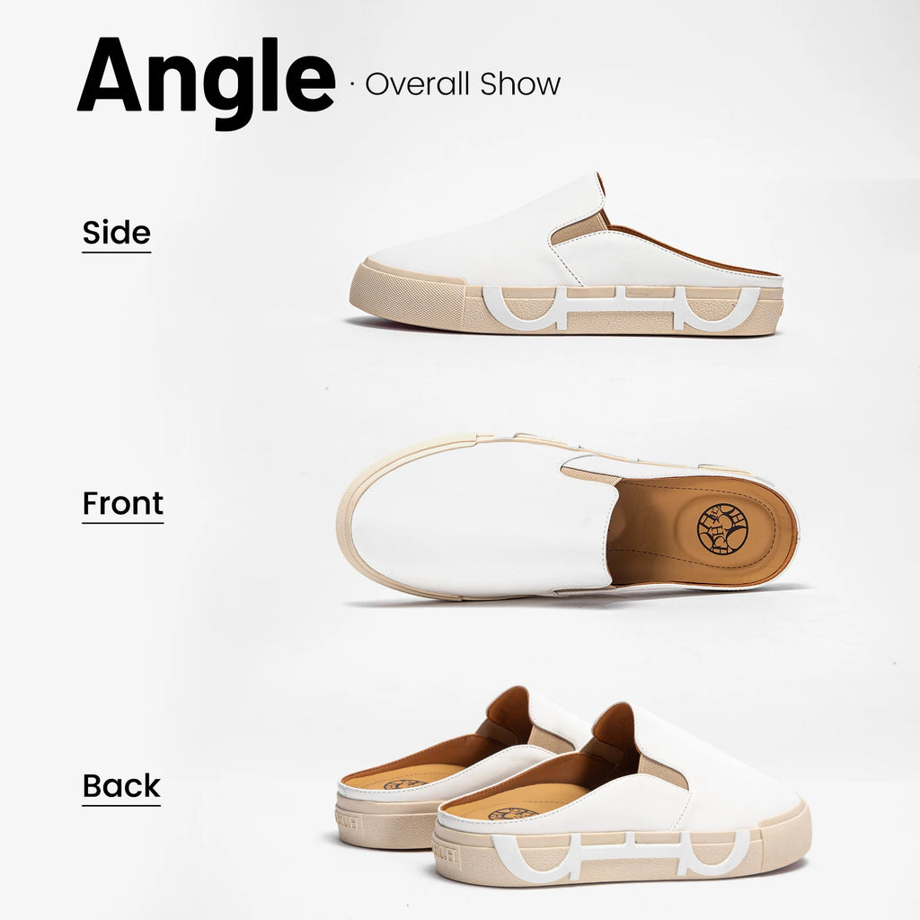 Women's Casual Shoes Comfortable Cow Leather Women's Flat Shoes