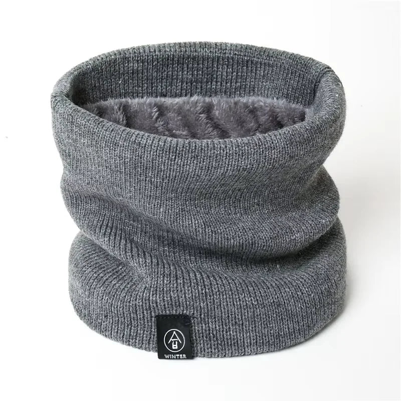 Fashion Soft Knitted Neck Warmer Sport Scarf Women Men Face Cover Winter Skating Running Warm Scarves Thick Cold-proof Collar