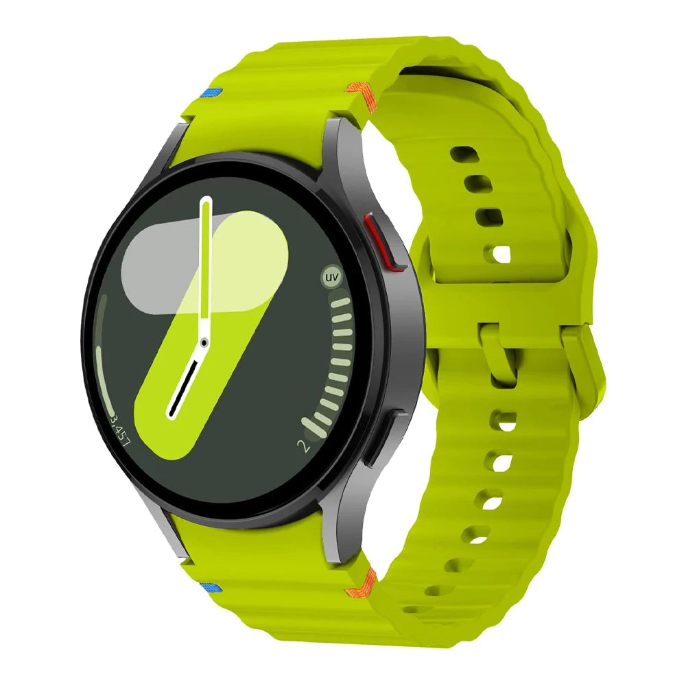 Original Sport Straps for Samsung Galaxy watch 4/5 Pro/6/7/6 classic 44mm 40mm 45 Silicone bracelet correa Galaxy watch 7 Band