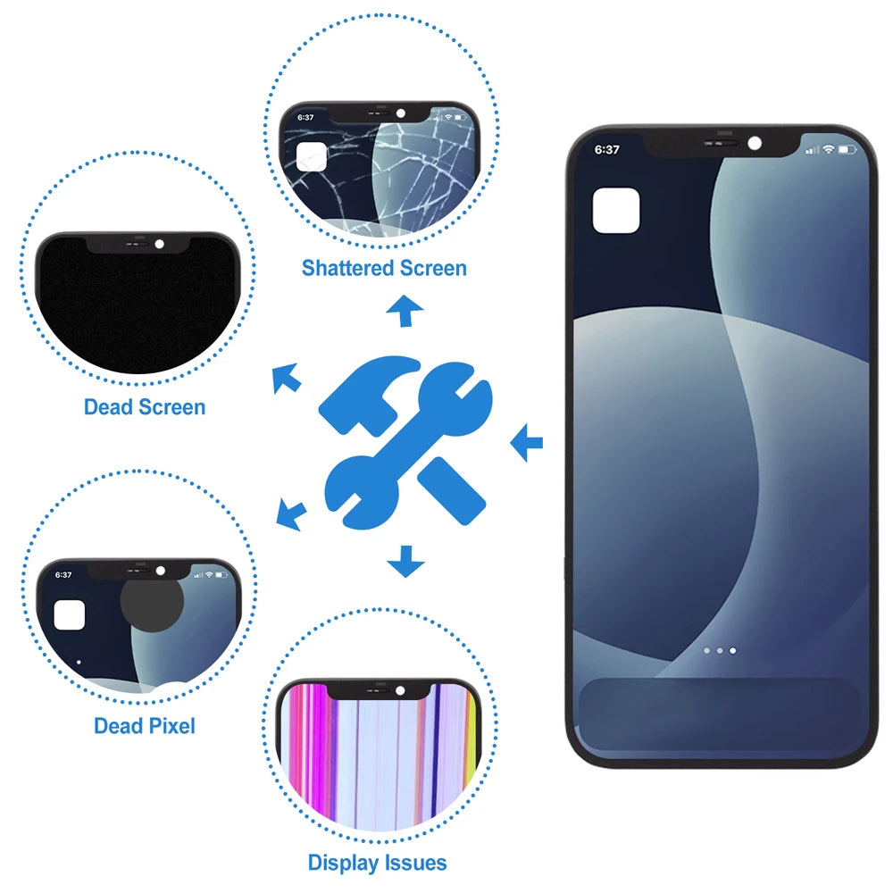 A2403 A2172 A2402 A2404 100% Tested Premium Lcd For IPhone 12 New Display Touch Screen Replacement Factory Display With 3D Touch