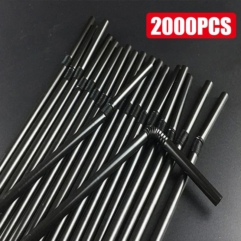 50-3000Pcs Multicolor Kitchen Beverage Straws Rietjes Drinking Straw Cocktail Rietjes Wedding Party Straws Accessories
