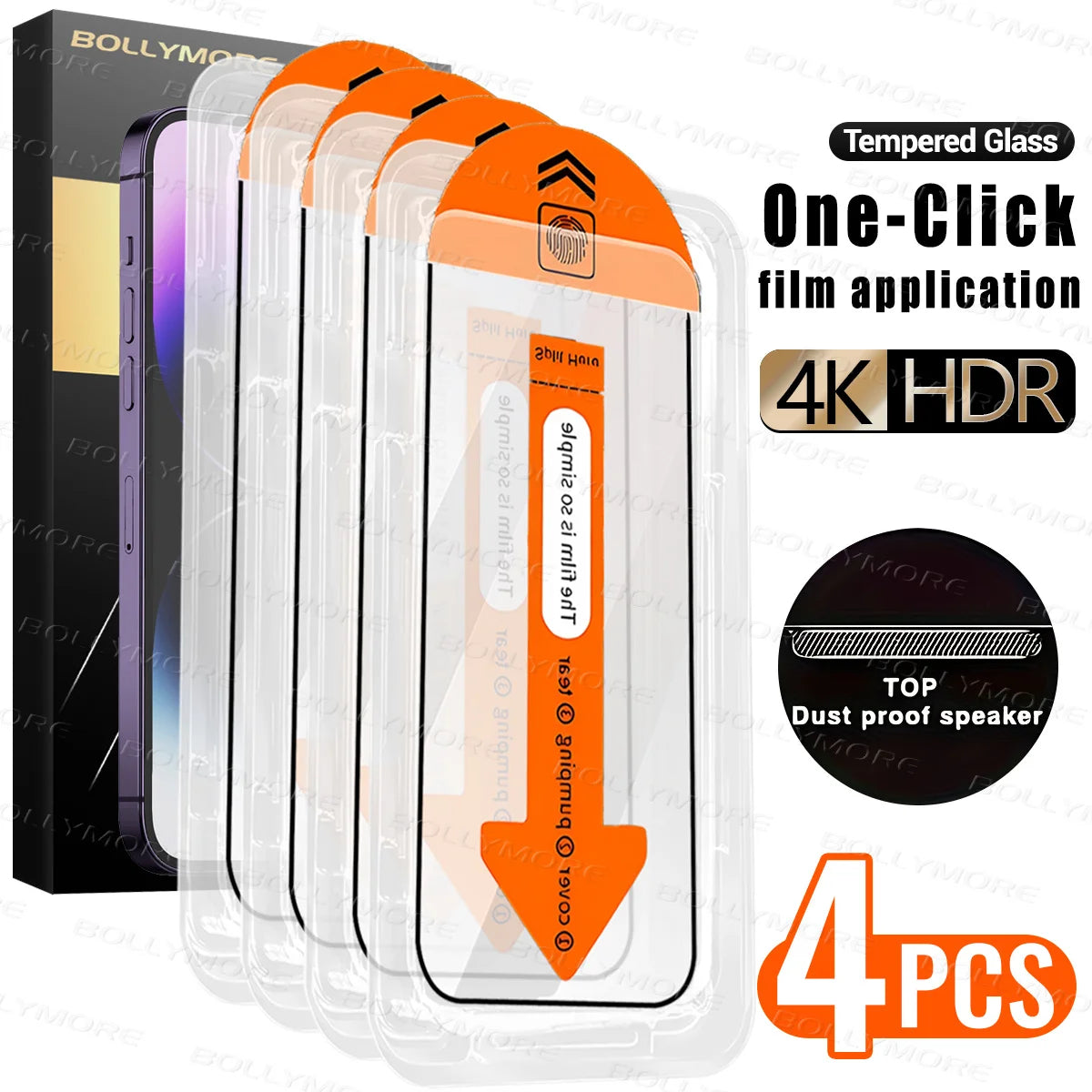 3Pcs HD Phone Screen Protector Set And 1 Phone Case, Compatible With IPhone 17/ Air/17 Pro Max/16/15/14/11/XR/XS