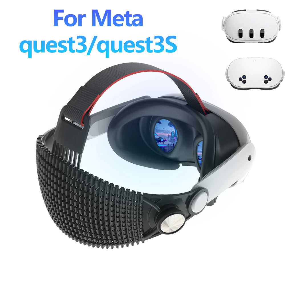Suitable for Meta Quest 3/Quest 3S Elite Head Strap Accessory, Soft and Comfortable to Relieve Pressure, Allowing You to Lie Dow