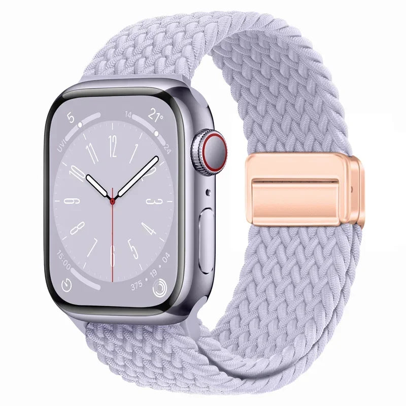 Nylon strap For Apple watch 11 10 42mm 46mm 9 8 7 45mm 41mm Ultra 3/2/1 49mm Magnetic wristband For iWatch 6 5 4 3 SE 44mm 40mm