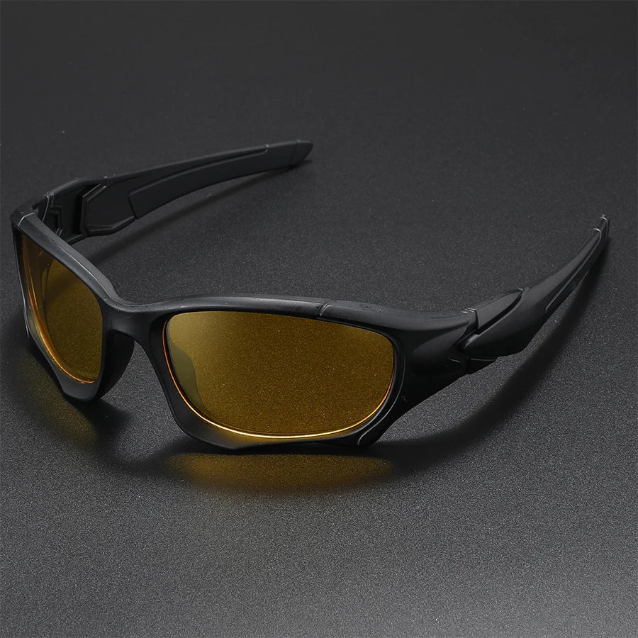 New Outdoor Sports Polarized Sunglasses Men Curve Cutting Frame Stress-Resistant Lens Shield Sun Glasses Wome Driving