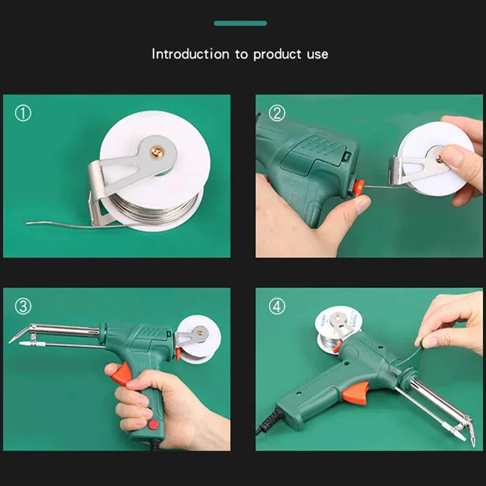 New Multi-Function Iron Welder Automatically Soldering Gun 220V/110V 60W Hand-Held Internal Heating Send Tin Welding Repair Tool