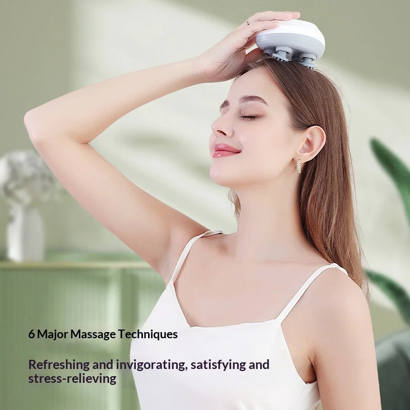 Deep Scalp Massager Head Cleaning Massager Also Suitable for Pets Electric Massage Tool Washable and Portable