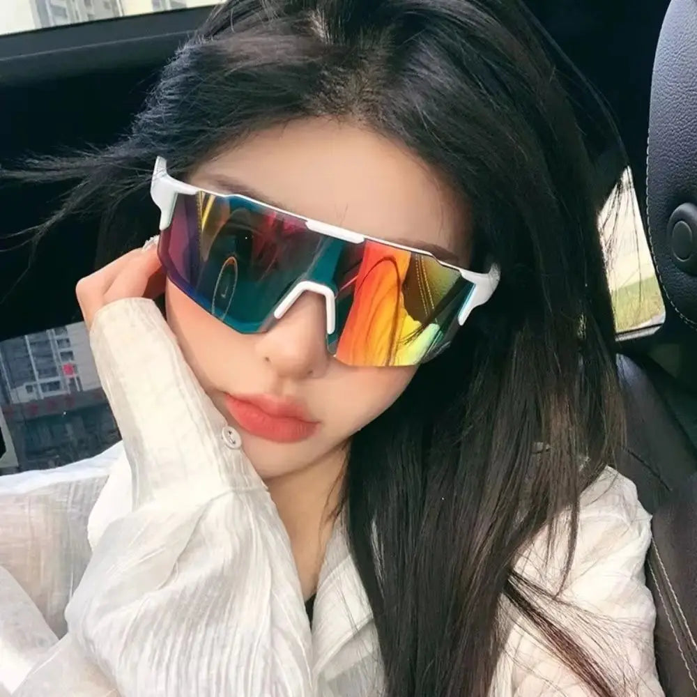New Outdoor Sport Goggle Fashion Windproof Skiing Shades Cycling Riding UV Protection Popular Sunshade Sunglasses for Men Women