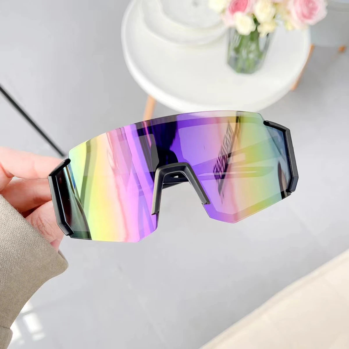 Fashion Designer Cycling Sunglasses Men Mountaineering Fishing Skiing Glasses Women New Outdoor Sports UV400 Windproof Eyewear