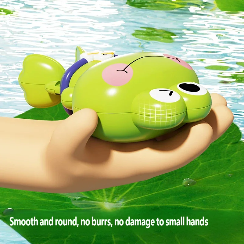 Gowinbaby Clockwork Frog Bath Toy Kids Floating Swimming Frog Children Bathtub Play Toy