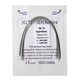 PIORPOY Dental Orthodontic Arch Wires 10 Pcs Natural Form Super Elastic Round Rectangular Arch Wires Form Upper Lower Archwire