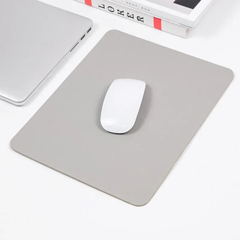 Small PU mouse pad Non-Slip Gaming Desktop Leather Mouse Pad Waterproof Anti-Scratch Easy To Clean Mat For PC Laptop Desktop