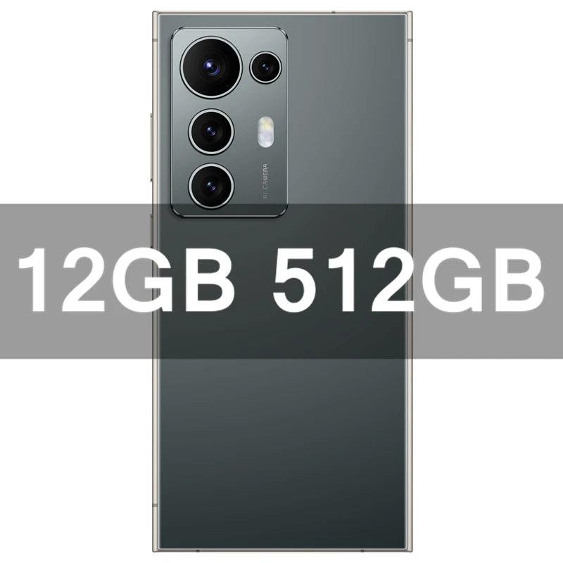 S25 ultra New smartphone 7.3inch HD 8000Mah Screen 16GB+1TB Android14 cellulare CellPhone 5G Mobile Dual Sim Face Unlocked AC24