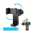 Tripod Mount Universal 360 Degree Mobile Phone Clip for 1/4" Screw Holes Cellphone Holder Desk Tripod Adapter For iPhone/Samsung