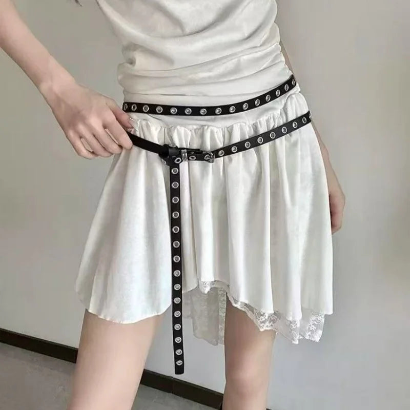 Thin waistband women's 2025 new style paired with skirt, high-end feeling, waist accessories, waist rope, niche and versatile, d