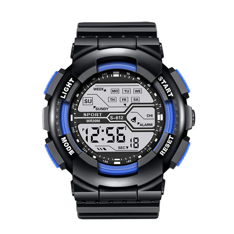 Outdoor Sport Men Watch Multifunction Large Screen LED Electronic Waterproof Luminous Military Digital Wristwatches Reloj Hombre